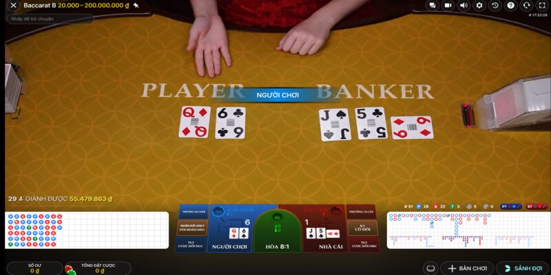 Quy tắc rút thêm trong game bài Baccarat giúp tối ưu chiến thuật